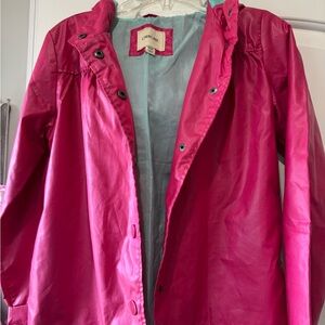 J. Crew Pink Trench Coat Lightweight Modern Design